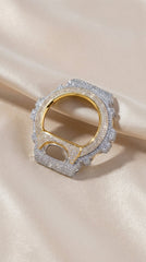 Luxury G-Shock Bezel with Genuine Natural Diamonds