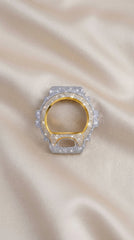 Luxury G-Shock Bezel with Genuine Natural Diamonds