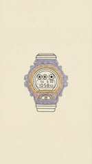 Luxury G-Shock Bezel with Genuine Natural Diamonds