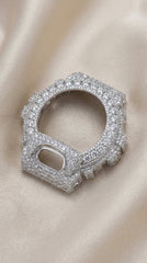 Custom G-Shock Bubble Bezel Upgrade – Fully Iced with VVS Moissanite Diamonds