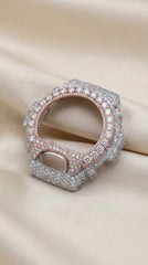 Luxury G-Shock Bezel with Genuine Natural Diamonds