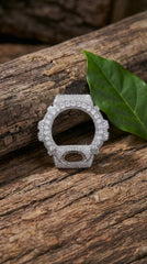 Custom G-Shock Bubble Bezel Upgrade – Fully Iced with VVS Moissanite Diamonds