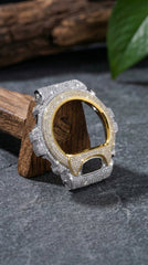 Luxury G-Shock Bezel with Genuine Natural Diamonds