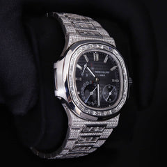 Patek Philippe Watch custom baguette diamond watch iced out moissanite watch quartz watch men luxury watch